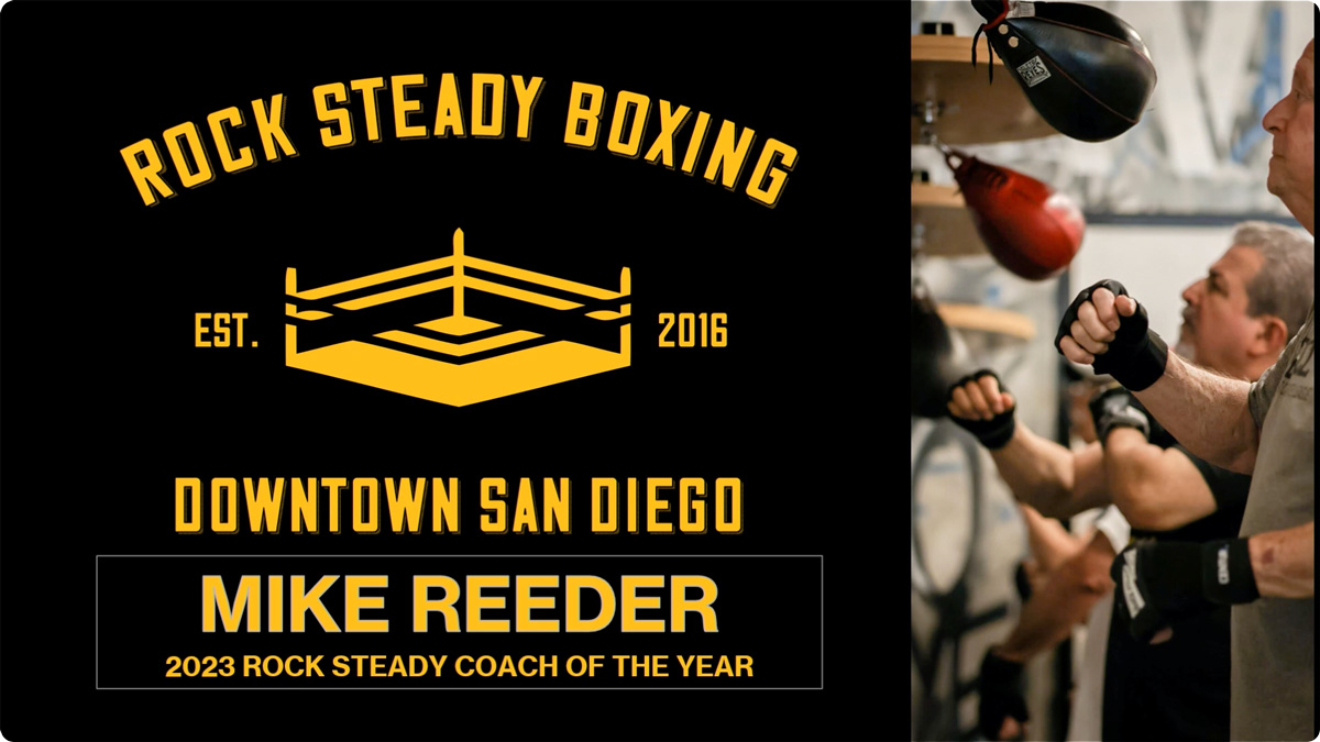 Rock Steady Boxing Downtown San Diego, Mike Reeder
